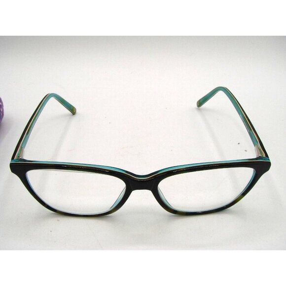 William Morris England Design Eyeglass Aqua Frames Womens WM9068 53-14-138 Case - Picture 2 of 12